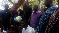 NDC leadership with the bereaved families