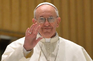 Pope Francis Wave