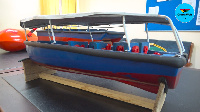 Fiber canoe