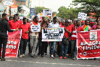 Ghana First Patriotic Front staged their first demonstration on 29th April 2018