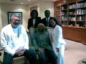 Rawlingses With Mandela