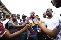 An exasperated Hearts of Oak fan sharing his thoughts on head coach Sergio Traguil.