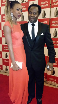 Sammy Ankrah at 2015 BEFFTA Awards with BEFFTA nominee Sheri