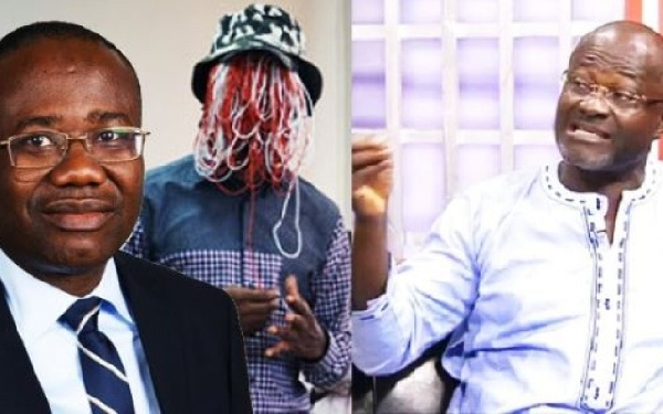 Kwesi Nyantakyi former GFA Boss, Anas Aremeyaw Anas and Kennedy Agyapong