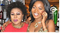 Afia Schwarzenegger with Mzbel