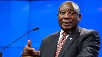 Cyril Ramaphosa na di president of South Africa