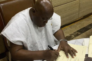 President Akufo-Addo signs E-Levy bill into law