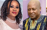 Charlotte Osei and John Dramani Mahama