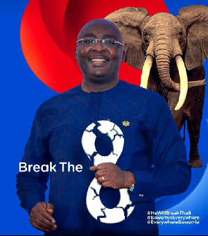 A sample of the new posters for Dr. Bawumia for presidency in 2024