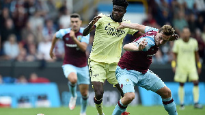 Partey in action for Arsenal over the weekend