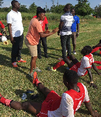 File photo; Mavis Appiah addressing DC United