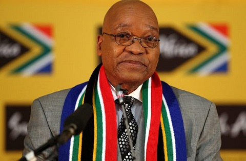 Zuma became President of South Africa n 2009, and resigned in 2018