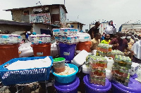 Some food items the NDC presented to head porters at Old Fadama