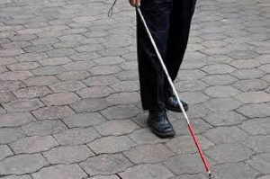 Blind Man White Cane 7