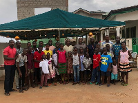 Black Stars technical team donate to Teshie Children's Home