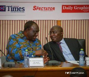 Dr. Mahamudu Bawumia with Alan John Kyerematen