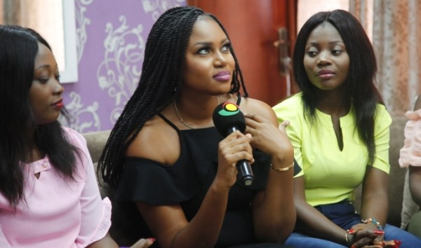 Yvonne Nelson spends time with GMB contestants