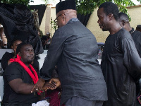 File Photo : Bessa Simmon consoling Obour