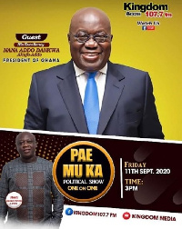 President of Ghana, Nana Addo Dankwa Akufo-Addo