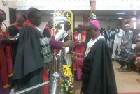 Right Reverend Samuel Ofori-Akyea during his induction service