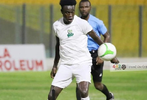 Benjamin Boateng in action for Elmina Sharks