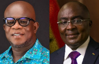 Prof Michael Kpessa-Whyte and VP Mahamudu Bawumia