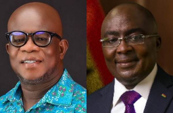 Prof Michael Kpessa-Whyte and VP Mahamudu Bawumia