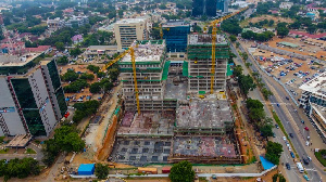 Site of the new BoG head office at Ridge in Accra