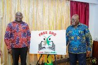 Vice President, Dr Mahamudu Bawumia and President Nana Akufo-Addo