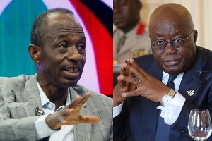 NDC Secretary Asiedu Nketia and President Akufo-Addo