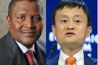 Aliko Dangote and Jack Ma