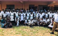 Students of Dokomolo Junior High School in Navrongo