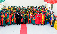 The students during the graduation