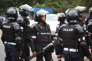 Ghana Police on assignment