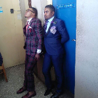 Bishop Daniel Obinim (left) with his Junior Pastor