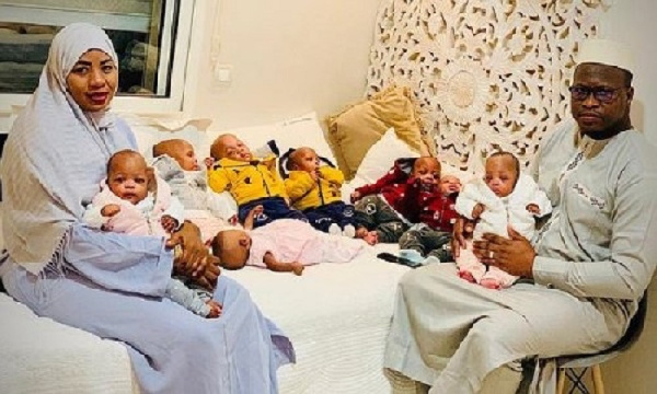 The Malian nonuplets became a global news attraction