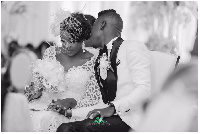 Stonebwoy and wife Dr Louisa Ansong