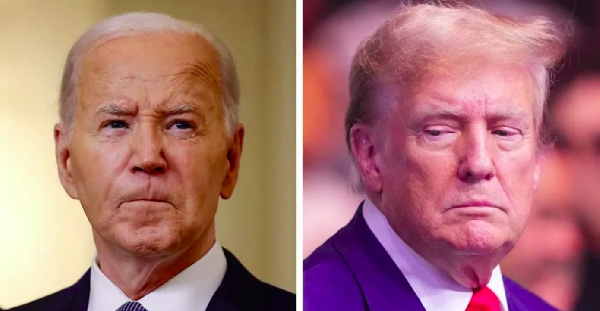 President Joe Biden and former president Donald Trump