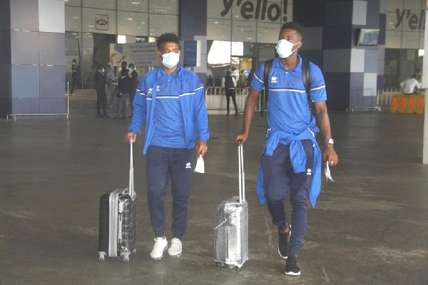 Al Hilal players went through a mandatory coronavirus test at the Airport