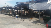 Traders have abandoned the sheds which were constructed for them to use temporarily