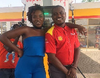 Abeiku Santana and the late Ebony Reigns