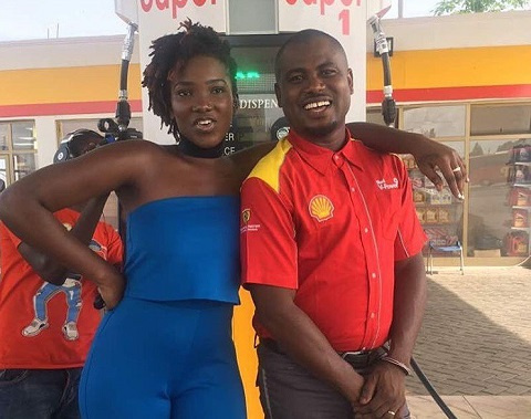 Abeiku Santana and the late Ebony Reigns