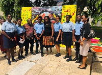 Some of the participants of the competition in a group picture with organisers of the event