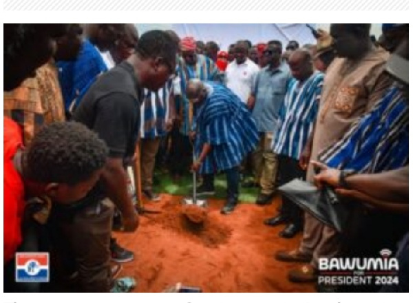 Dr Bawumia initiates the construction of a modern sports complex in Gambaga