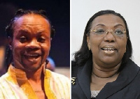 Combination photo of Daddy Lumba and Betty Mould-Iddrisu