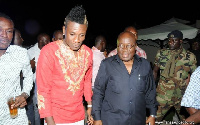 Asamoah Gyan congratulates Akufo-Addo