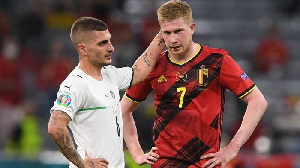 Marco Verratti Italy Kevin De Bruyne Belgium Euro 2020 4tog0oastsy81axw0qrfavh9c