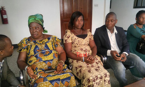 Madam Akua Donkor [L] with her running mate seated next to her