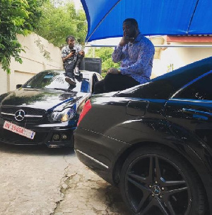 D-Black has added another car, Benz to his fleet of cars