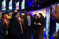 First Lady Rebecca Akufo-Addo interacting with some Chinese officials